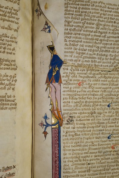 Ms. New Coll 242, f.178r, Walter Burley tarafından yazılan Aristoteles