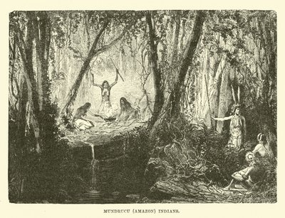 Mundrucu (Amazon) Kızılderilileri by English School