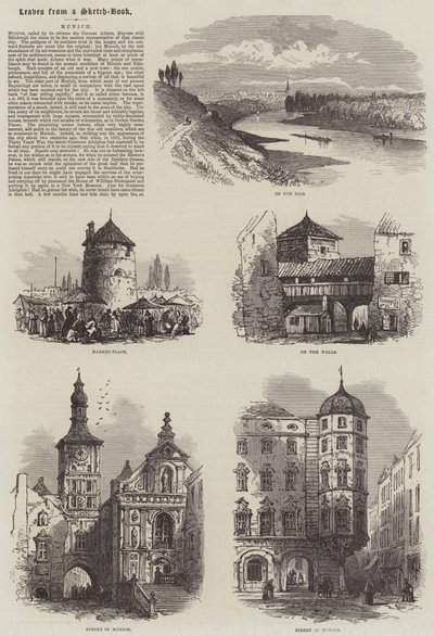 Münih (gravür) by English School