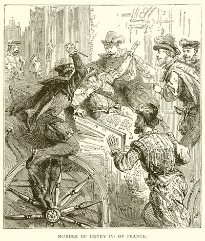 Fransa Kralı IV. Henry'nin öldürülmesi by English School