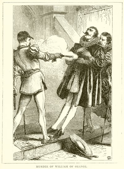 Orange William'ın öldürülmesi by English School