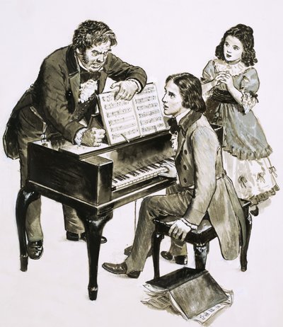 Müzik öğretmeni Friedrich Wieck, Robert Schumann
