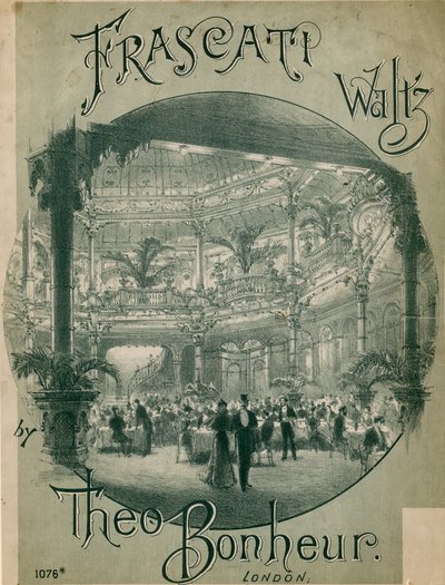 Theo Bonheur tarafından Frascati Waltz için müzikal puan by English School