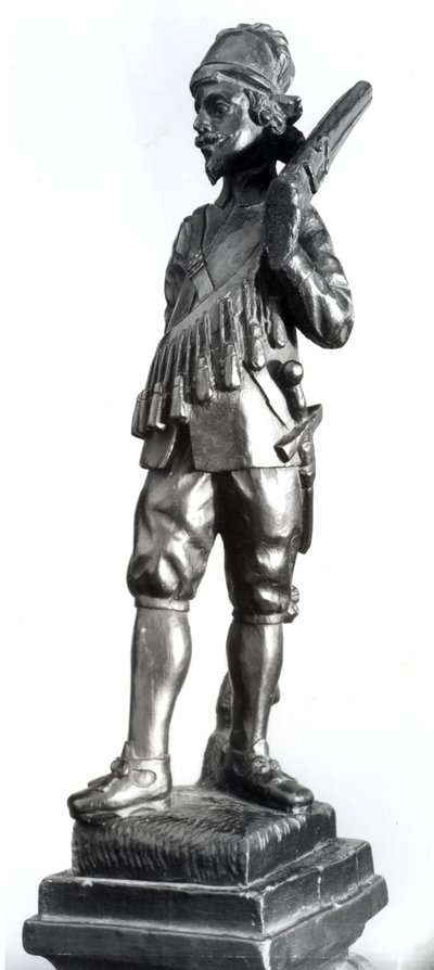 Silahşör, 1638 (ahşap oyma) by English School