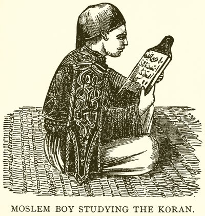 Kuran okuyan Müslüman çocuk by English School