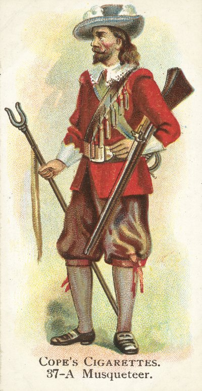 Silahşör (chromolitho) by English School