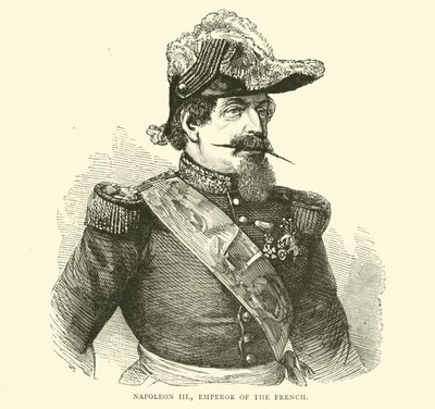 Napolyon III, Fransız İmparatoru, Temmuz 1870 by English School