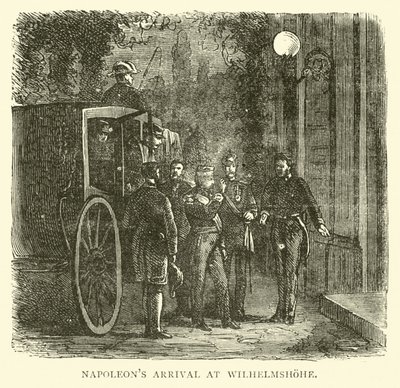 Napolyon'un Wilhelmshohe'ye gelişi, Eylül 1870 by English School