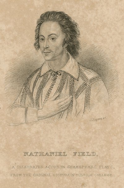 Nathaniel Field, Shakespeare oyunlarında ünlü bir aktör by English School