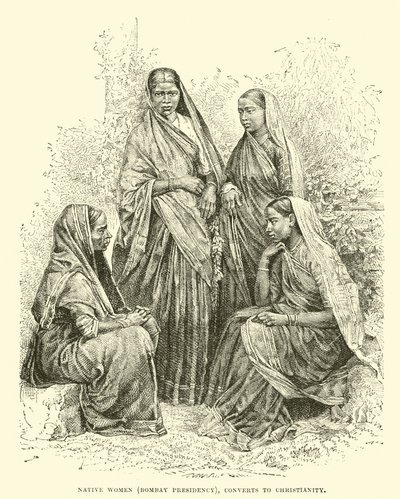 Yerli kadınlar (Bombay Başkanlığı), Hıristiyanlığa dönüşür by English School