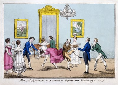 Quadrille Dancing uygulamasında Doğal Kazalar, pub. açık by English School