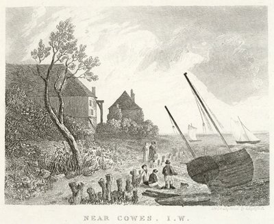Cowes yakınlarında, Wight Adası by English School