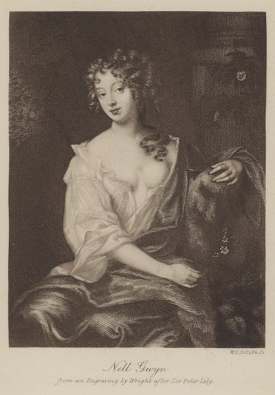 Nell Gwyn (gravür) by English School