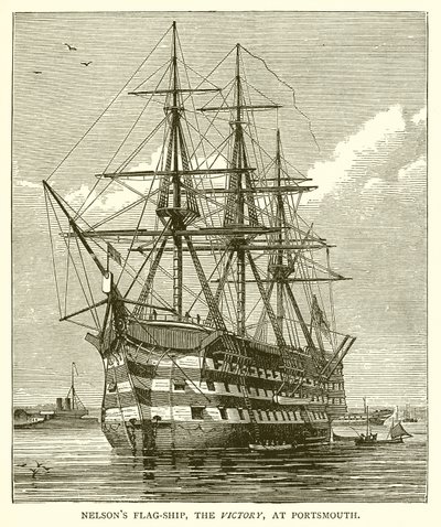 Nelsons Bayrak Gemisi, Zafer, Portsmouth