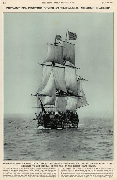 Nelsons Victory: The Illustrated London News Royal Naval and Military Review Number, 20 Temmuz 1935