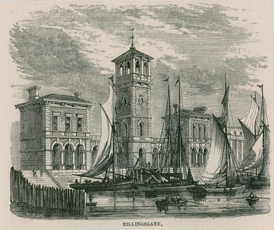 Yeni Billingsgate Pazarı by English School