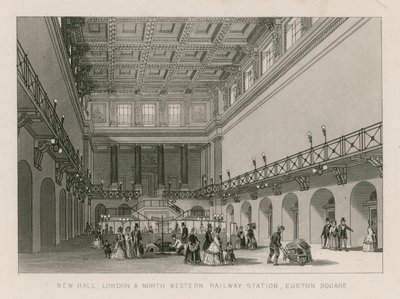 New Hall, Londra ve Kuzey Batı Tren İstasyonu, Euston Meydanı, Londra by English School