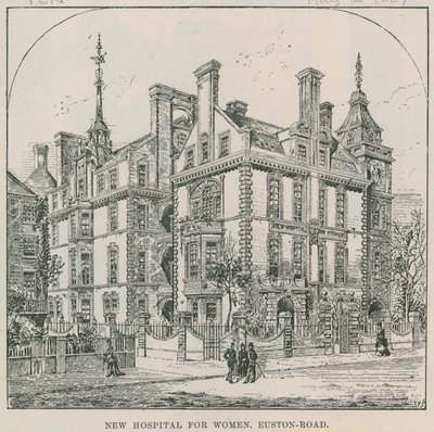Kadınlar için Yeni Hastane, Euston Road, Londra by English School