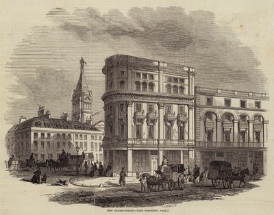 Yeni Oxford-Street (gravür) by English School