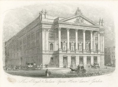 Yeni Kraliyet İtalyan Opera Binası, Covent Garden, Londra by English School