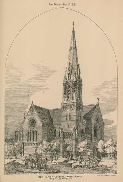 Yeni bölge kilisesi, Whitechapel by English School