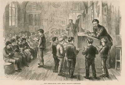 Yeni okul odası, Boys Home, Regents Park Road, Londra by English School