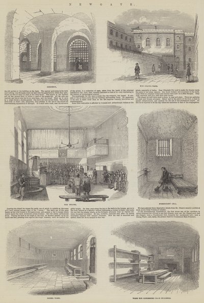 Newgate (gravür) by English School