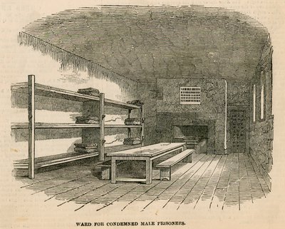 Newgate hapishanesi. Hükümlü mahkumlar için koğuş by English School