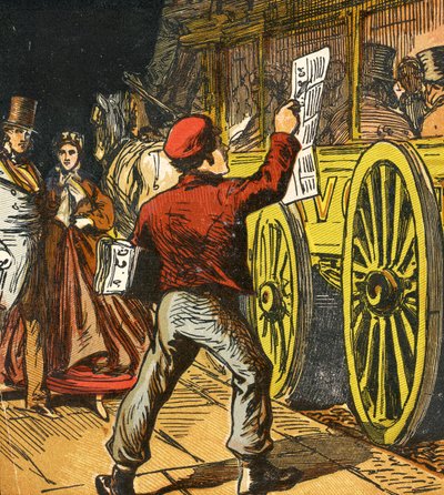 Gazete Çocuğu, 1867 by English School