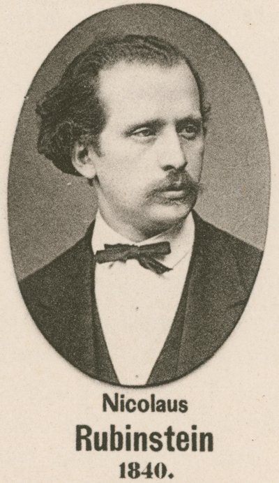 Nicolaus Rubinstein (gravür) by English School