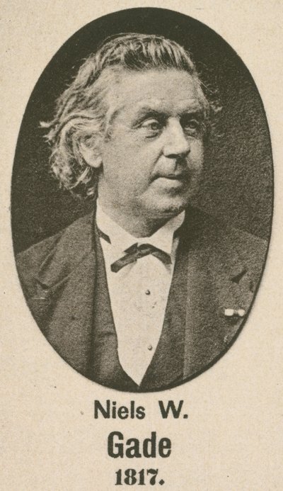 Niels Wilhelm Gade (gravür) by English School