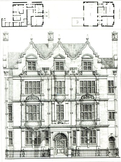 No.70 Ennismore Gardens, South Kensington, The Building News