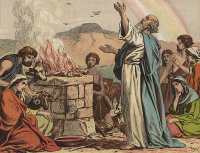 Tufandan sonra Nuh'un kurbanı by English School