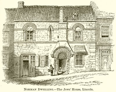 Norman Konutu.--Yahudiler Evi, Lincoln by English School