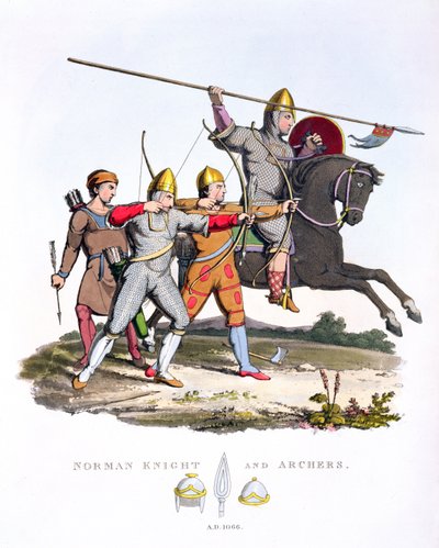 Norman Knight ve Okçular, 1066, Antik Zırh