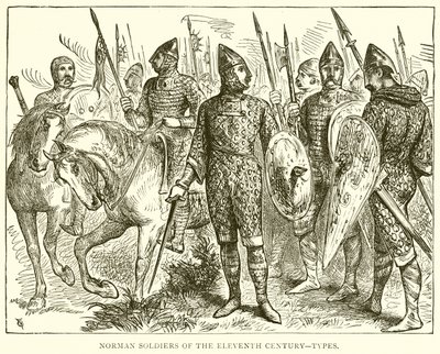 Onbirinci Yüzyılın Norman Askerleri--Tipler by English School