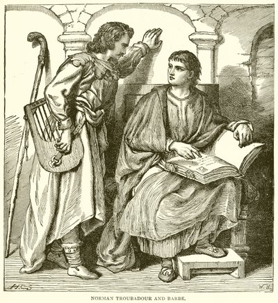 Norman Troubadour ve Mavna by English School