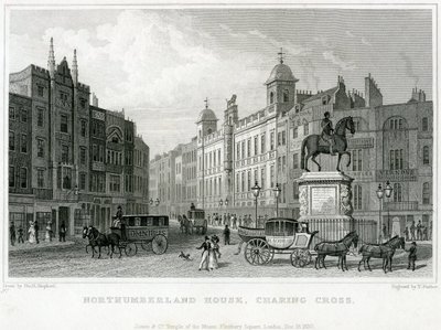 Northumberland Evi, Charing Cross. Bishs Piyango Ofisi, No 9 Charing Cross, Golden Cross Hotel