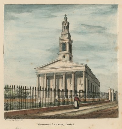 Norwood Kilisesi, Lambeth, Londra by English School