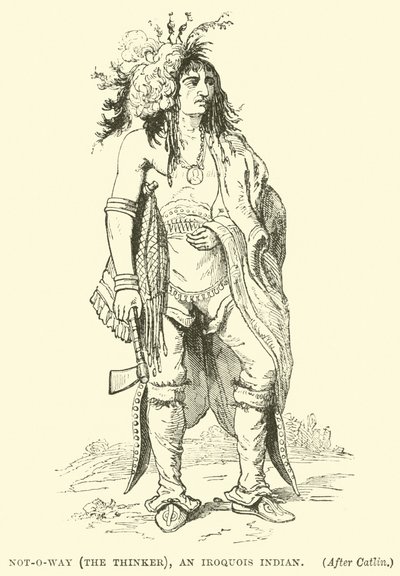 Yolsuz (düşünür), bir Iroquois Kızılderilisi by English School