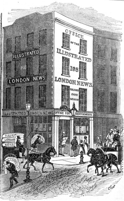 Illustrated London News Ofisi, 1842 by English School