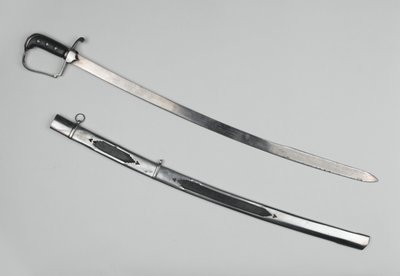 Subay kılıcı, 51. Ayak, c.1809 (ahşap saplı çelik) by English School