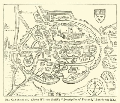 Eski Canterbury by English School