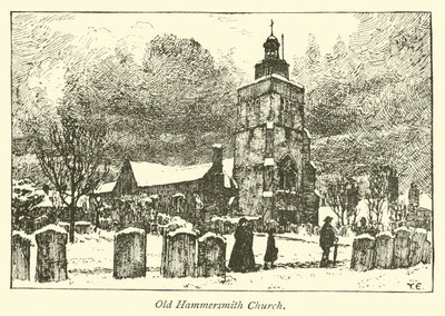 Eski Hammersmith Kilisesi by English School