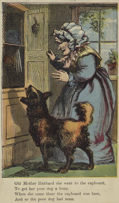 Yaşlı Anne Hubbard dolaba gitti by English School
