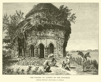 Hooghly'deki Aldeen'deki Eski Pagoda by English School