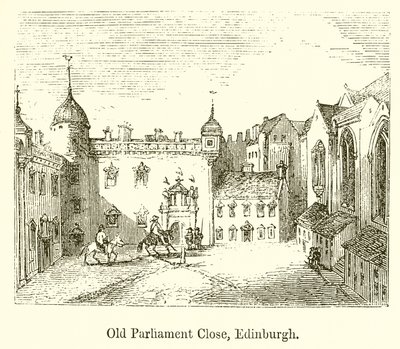 Eski Parlamento Kapat, Edinburgh by English School