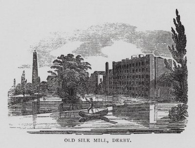 Eski İpek Değirmeni, Derby (gravür) by English School