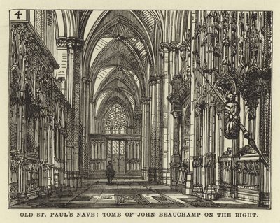 Eski St Pauls Nef, Sağda John Beauchamp