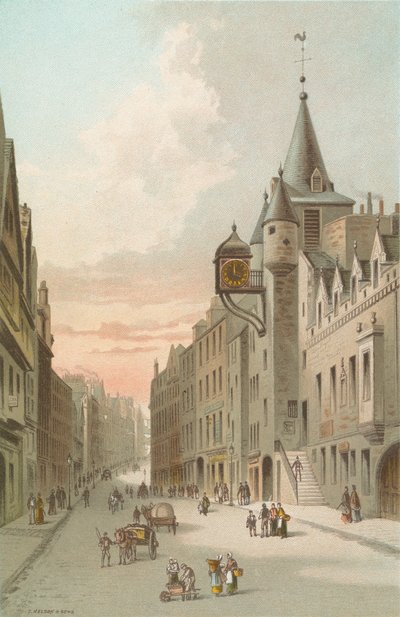 Eski Tolbooth ve Canongate - Edinburgh by English School